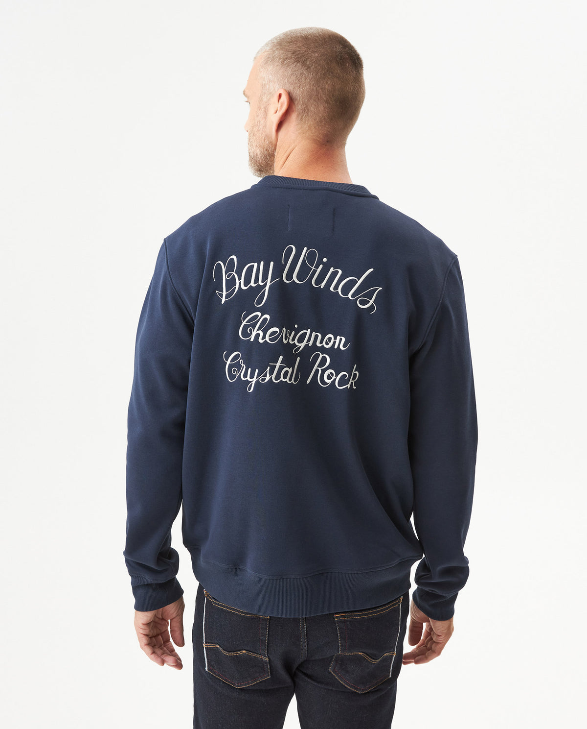 Men´s Crewneck Sweatshirt - Blue 63_687G400_AZU193923_6