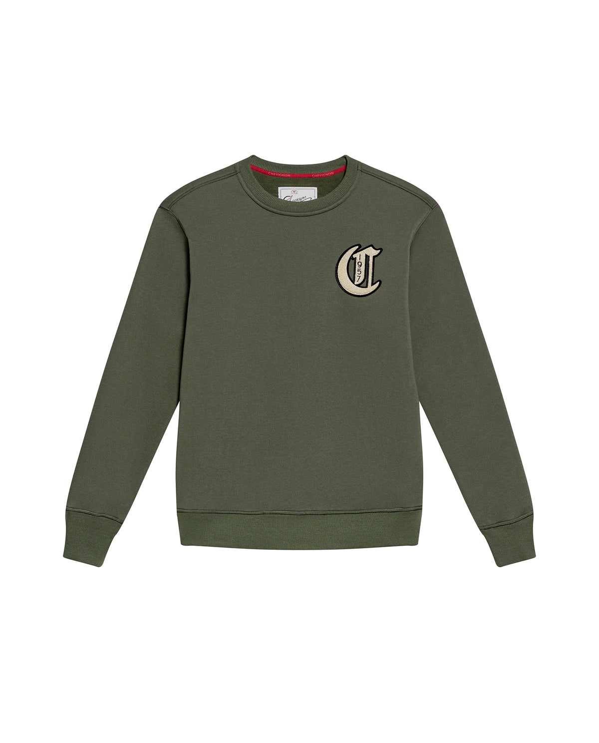 Men´s Crewneck Sweatshirt - Green 63_687G400_VER190512_3