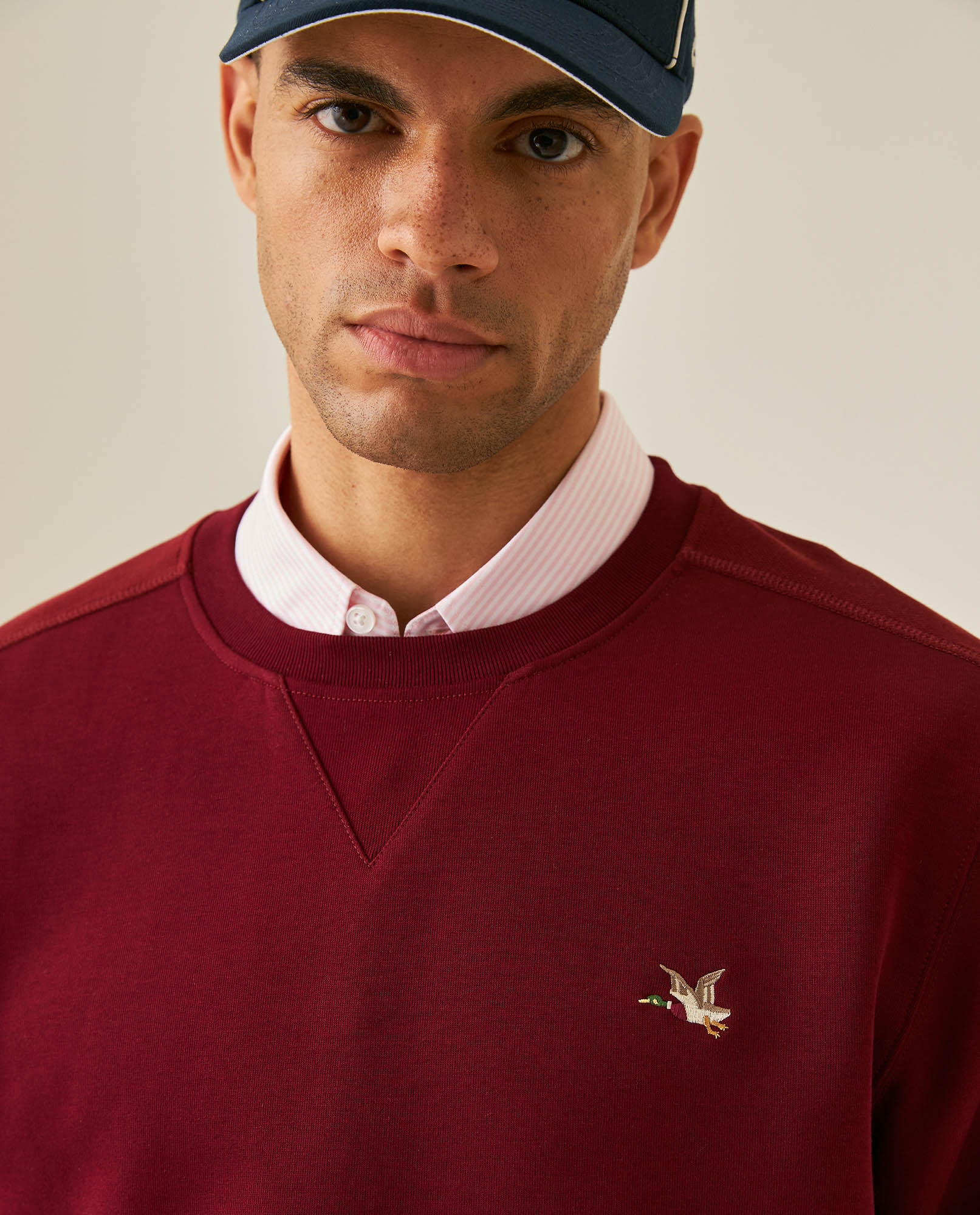 Men´s Crewneck Sweatshirt - Red 63_687H200_ROJ191725_5