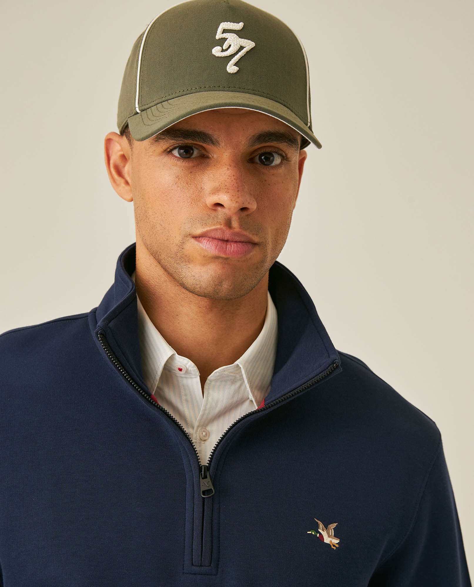 Men´s Half-Zip Pullover Sweatshirt - Blue 63_687H202_AZU194011_5