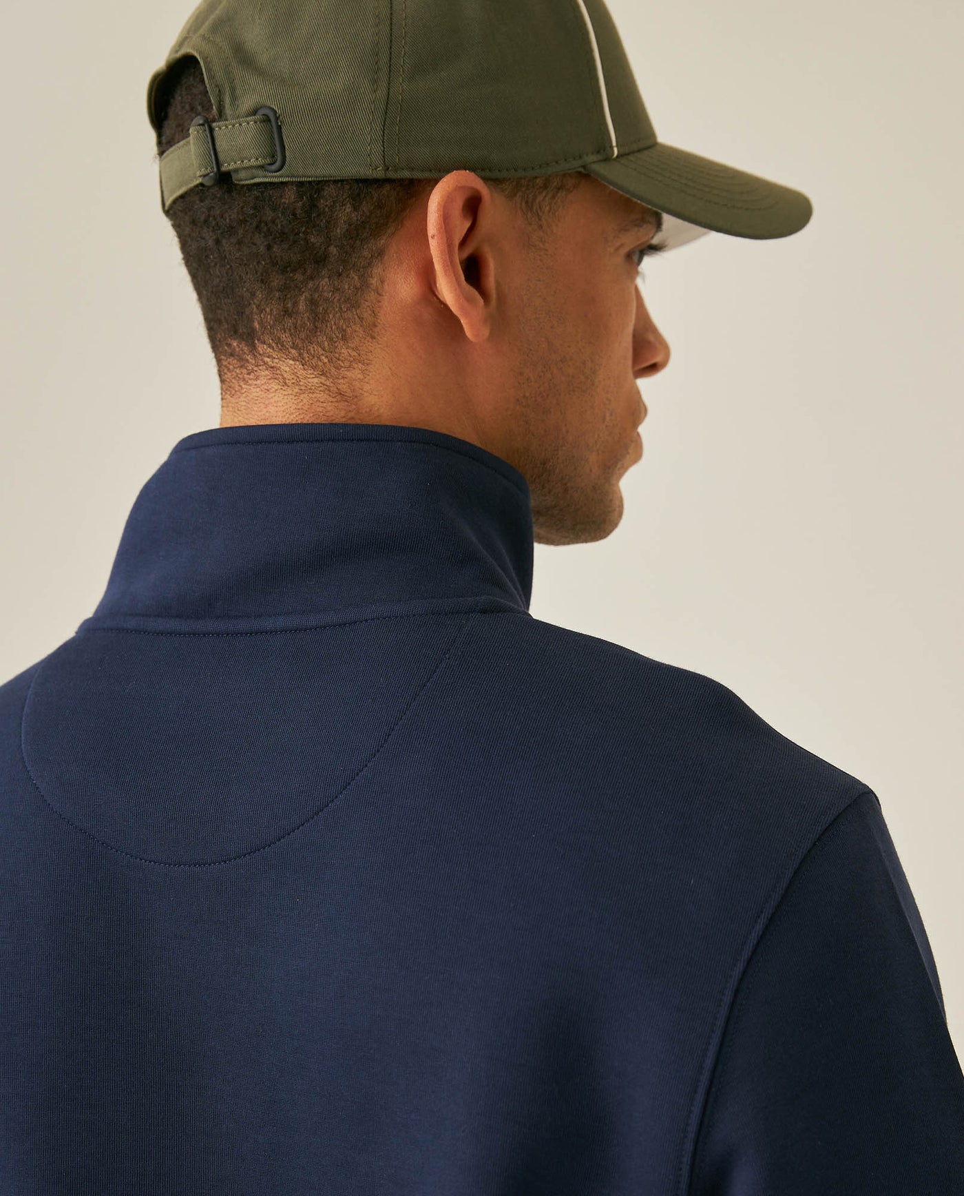 Men´s Half-Zip Pullover Sweatshirt - Blue 63_687H202_AZU194011_7