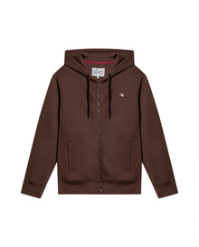 Men´s Zip Hoodie - Brown 63_687H203_CAF181321_3