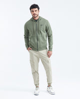 Men´s Cotton-Blend Zip Hoodie - Green 63_689F008_VER180312_3