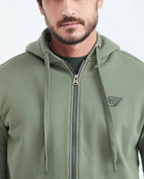 Men´s Cotton-Blend Zip Hoodie - Green 63_689F008_VER180312_4