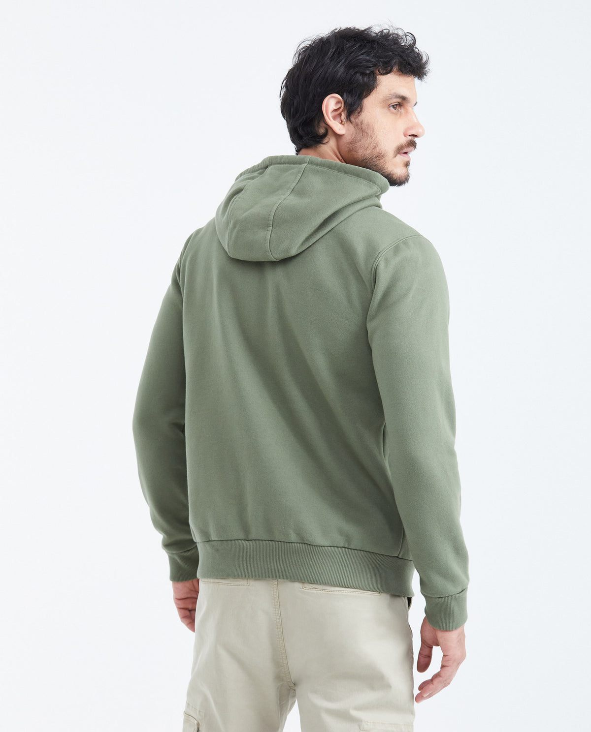 Men´s Cotton-Blend Zip Hoodie - Green 63_689F008_VER180312_5