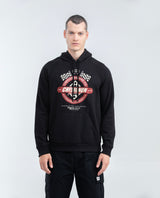 Men's Racing Closed Hoodie Raglan Sleeves Kangaroo Pocket F1 Label Cotton-Polyester - 1
