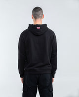 Men's Racing Closed Hoodie Raglan Sleeves Kangaroo Pocket F1 Label Cotton-Polyester - 4