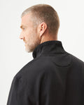 Men's Half-Zip Sweatshirt in Cotton-Polyester Blend, Nocturne - 6