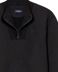 Men's Half-Zip Sweatshirt in Cotton-Polyester Blend, Nocturne - 7