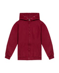 Men's Open Hoodie in Cotton Stretch Blend, Evening - 1