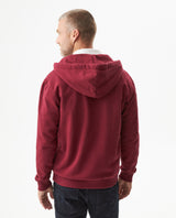 Men's Open Hoodie in Cotton Stretch Blend, Evening - 5