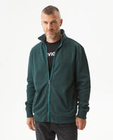 Men's High Collar Open Sweatshirt Duck Edition in Cotton-Polyester Blend, Bayside 689G004 - 1