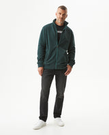 Men's High Collar Open Sweatshirt Duck Edition in Cotton-Polyester Blend, Bayside 689G004 - 3