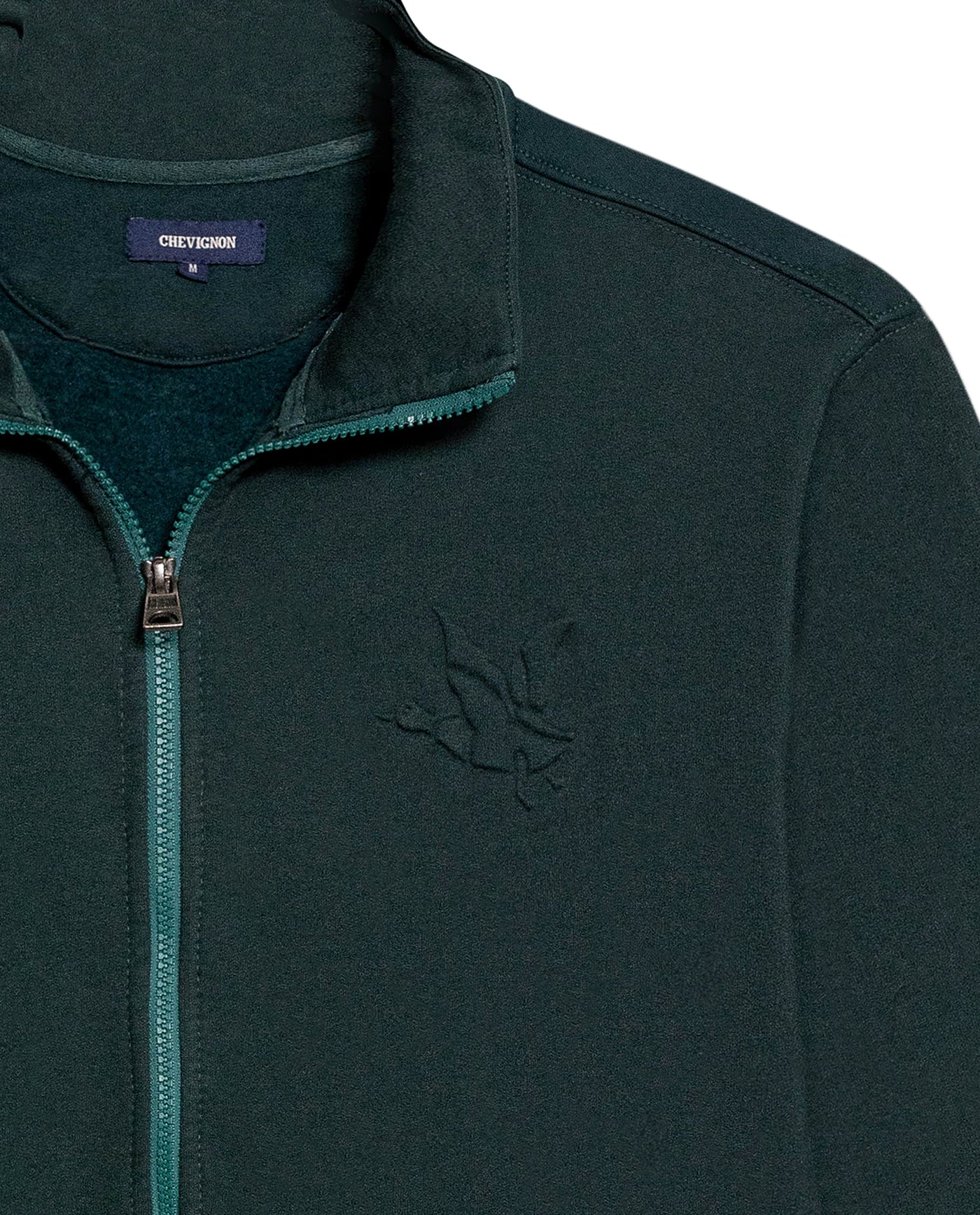 Men's High Collar Open Sweatshirt Duck Edition in Cotton-Polyester Blend, Bayside 689G004 - 7