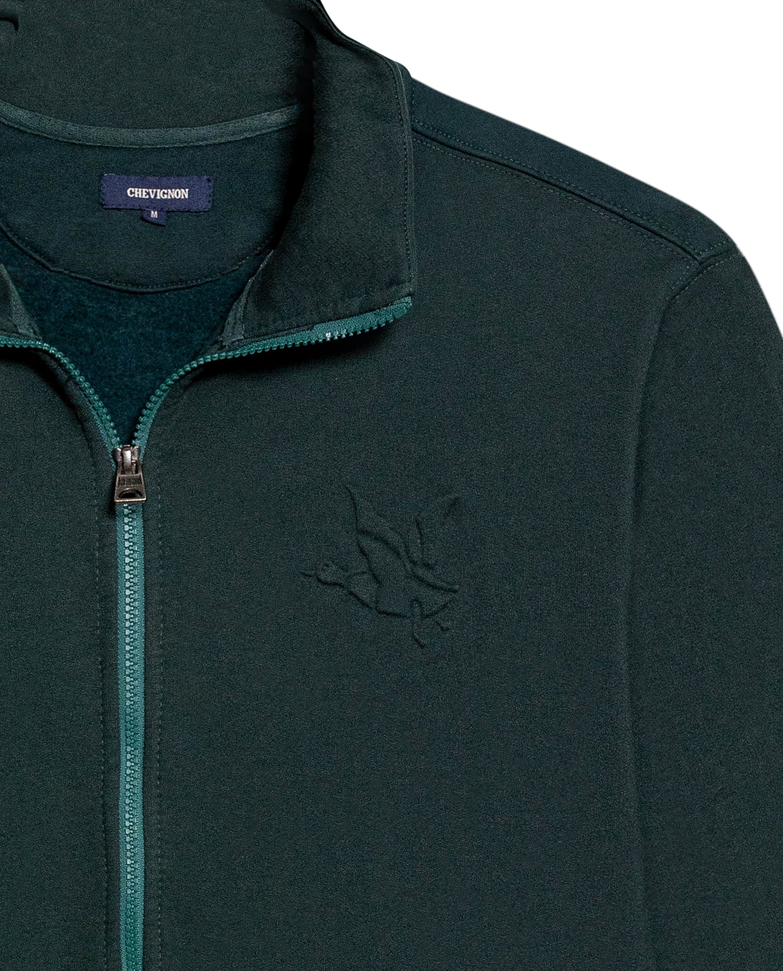 Men's High Collar Open Sweatshirt Duck Edition in Cotton-Polyester Blend, Bayside 689G004 - 7
