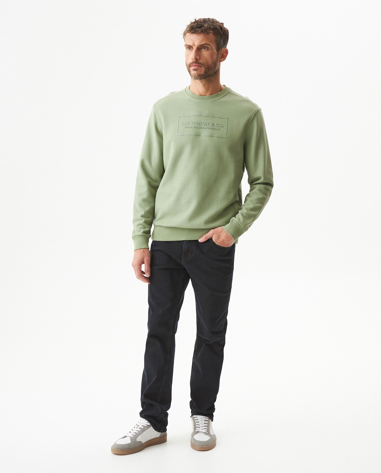 Men's Full Sweater - Green - 3