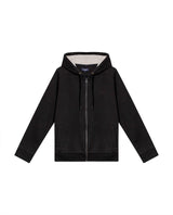Men's Open Hoodie - Black 689G006 - 2