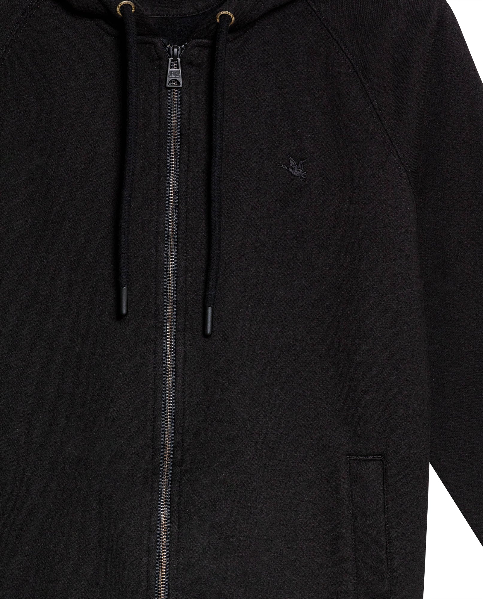 Men's Open Hoodie - Black 689G006 - 7