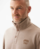 Men´s Cotton-Blend High-Neck Sweater - Brown 63_689G012_CAF171311_5
