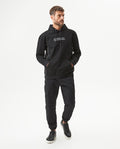 Men's Racing Hooded Sweatshirt in Rayon-Nylon Stretch Blend, Coordinates 689G900 - 3
