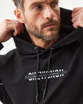 Men's Racing Hooded Sweatshirt in Rayon-Nylon Stretch Blend, Coordinates 689G900 - 4