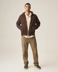 Men´s Zip Turtleneck Sweatshirt - Brown 63_689H002_CAF191016_0