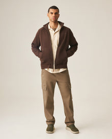 Men´s Zip Turtleneck Sweatshirt - Brown 63_689H002_CAF191016_0