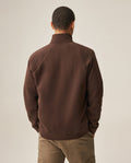 Men´s Zip Turtleneck Sweatshirt - Brown 63_689H002_CAF191016_5