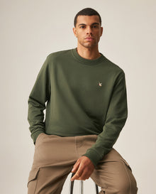 Men´s Crew Neck Sweatshirt - Green 63_689H003_VER190414_0