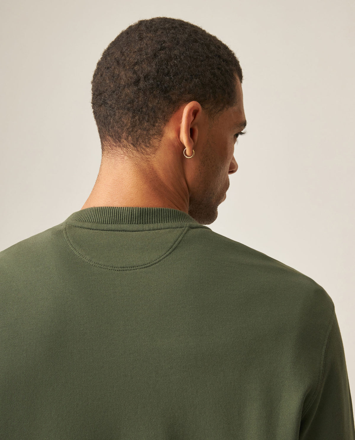 Men´s Crew Neck Sweatshirt - Green 63_689H003_VER190414_6
