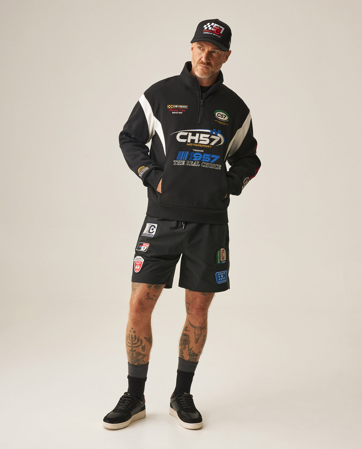 Men´s Half-Zip Sweatshirt - Black 63_689H900_NEG194007_0