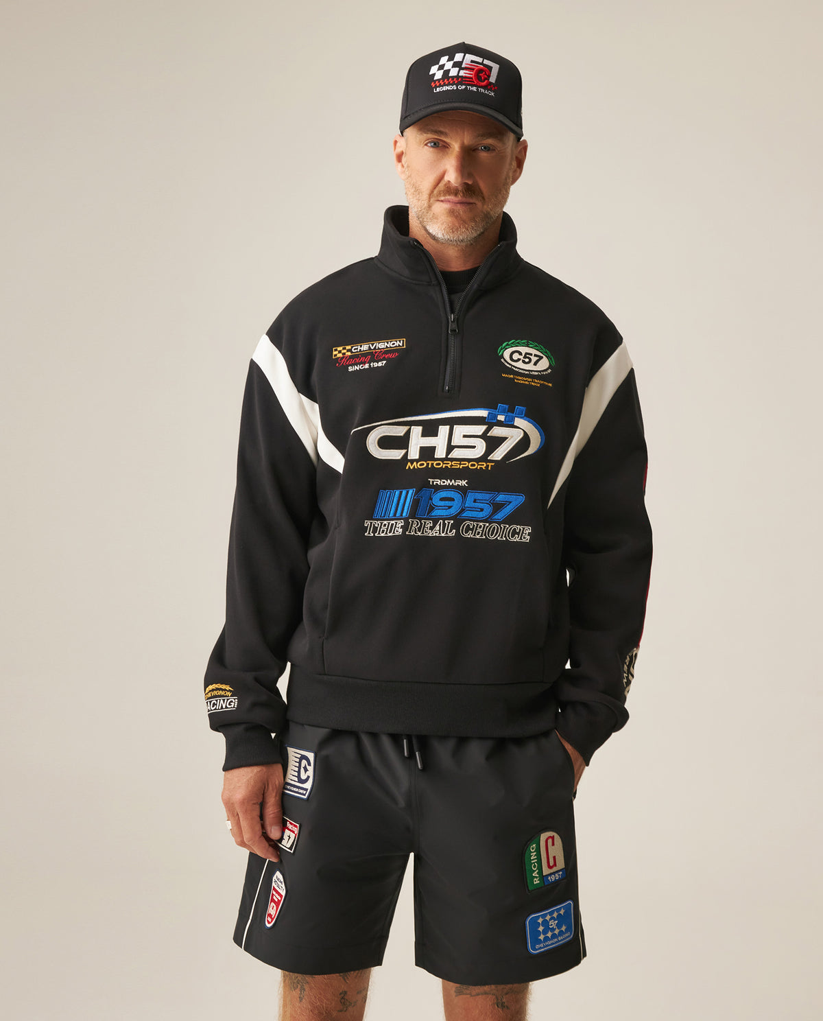 Men´s Half-Zip Sweatshirt - Black 63_689H900_NEG194007_3