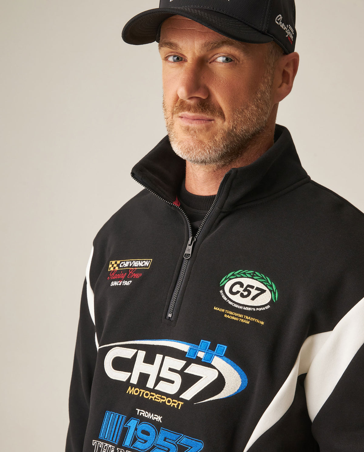 Men´s Half-Zip Sweatshirt - Black 63_689H900_NEG194007_5