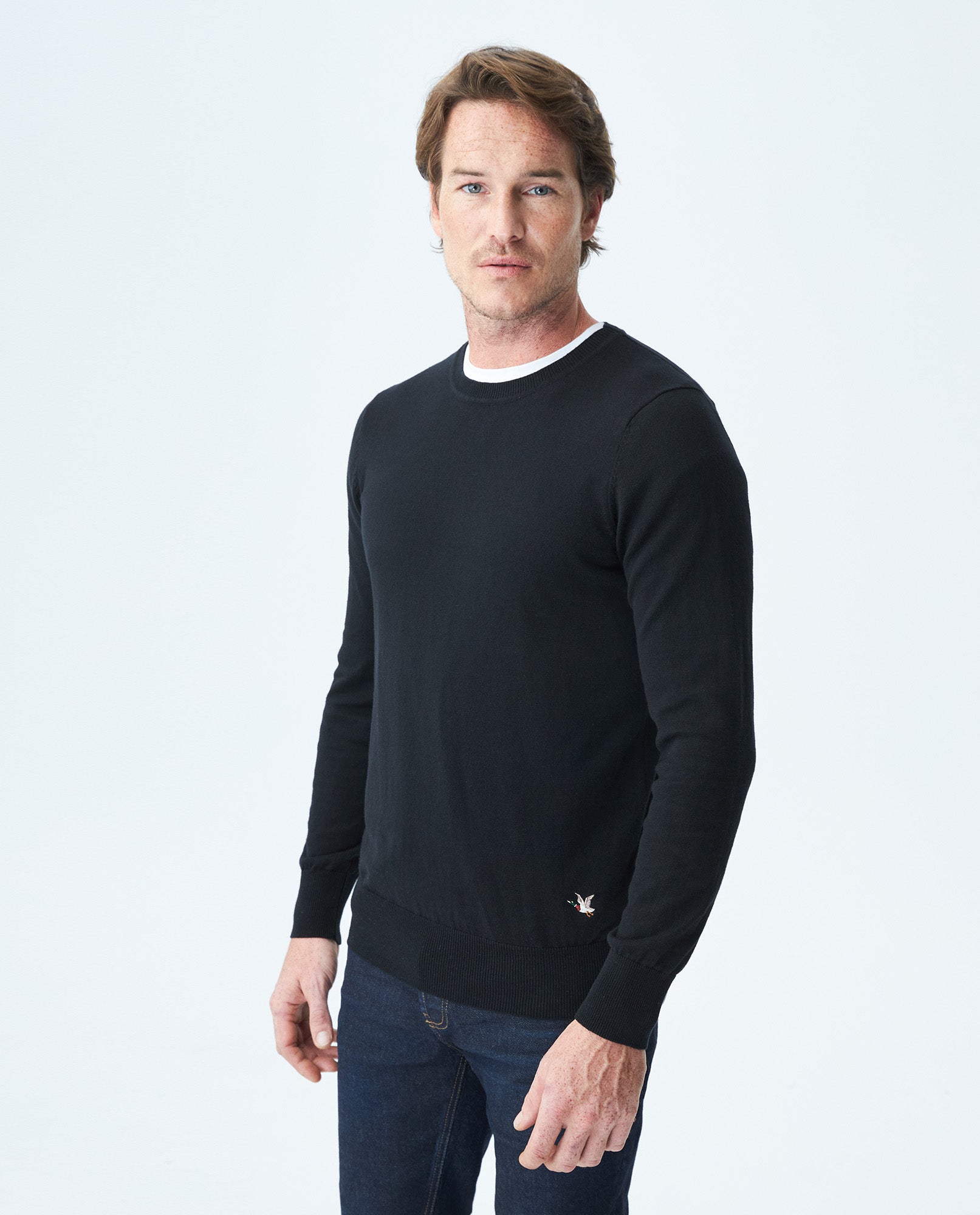 Men's Knit Sweaters - Black 690E000 - 1