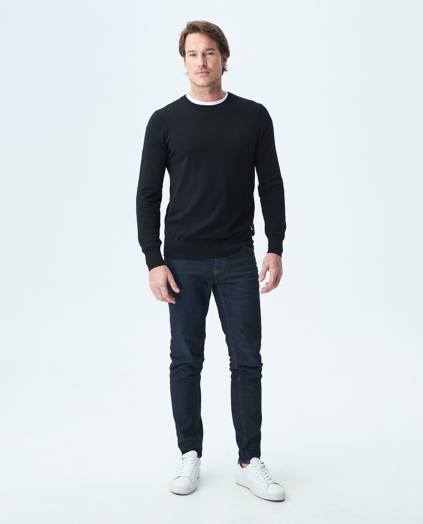 Men's Pure Cotton Sweater - Blue - 2