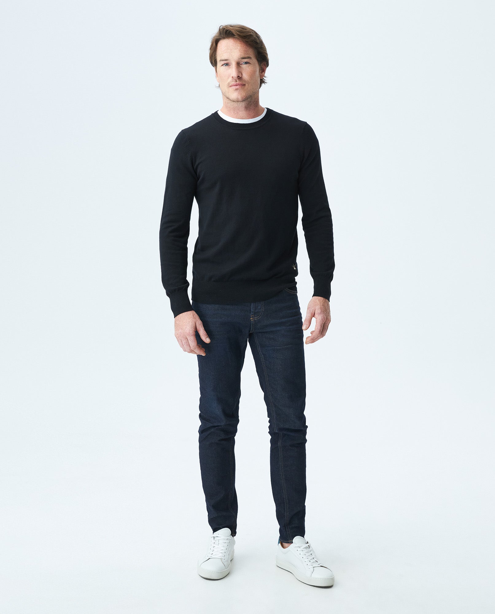 Men's Pure Cotton Sweater - Blue - 2