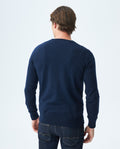 Men's Knit Sweaters - Blue 690E000 - 4