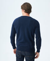 Men's Knit Sweaters - Blue 690E000 - 4