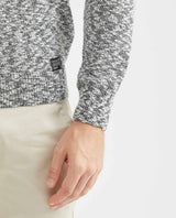 Men's Crew Neck Sweater Tanguis Cotton Irregular Texture Cotton-Acrylic - 4