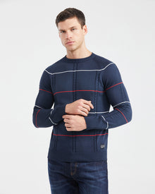 SWEATER MIX IN BLUE