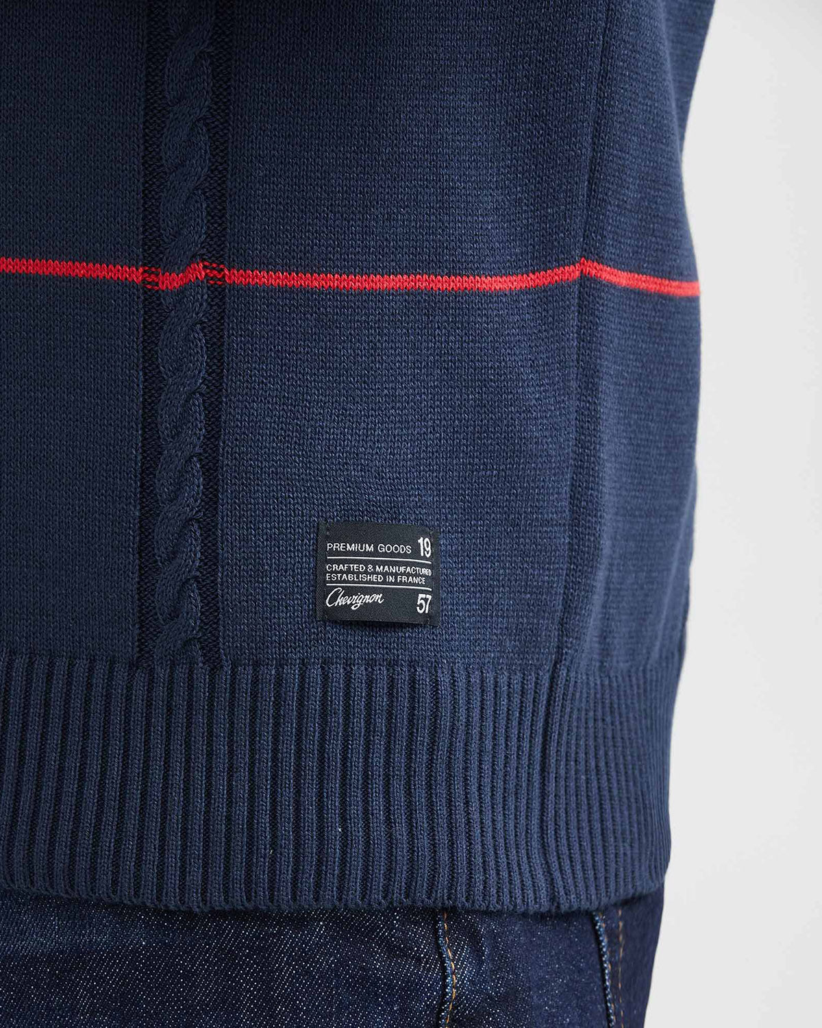 SWEATER MIX IN BLUE