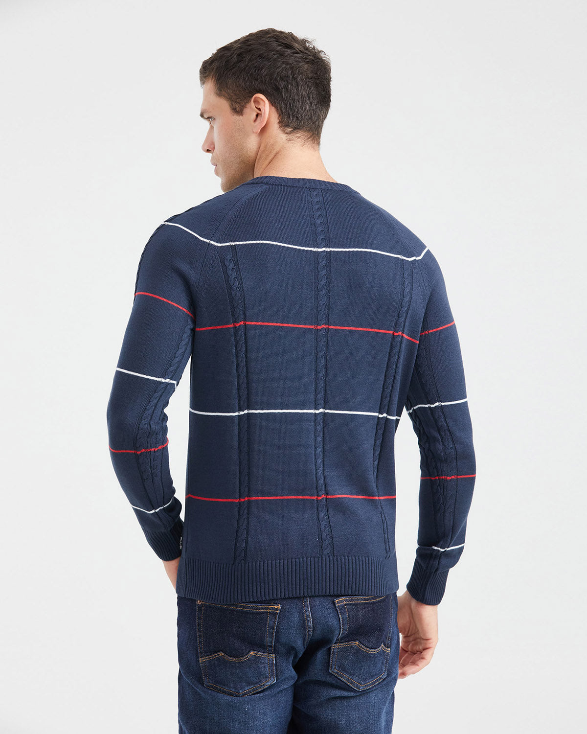 SWEATER MIX IN BLUE