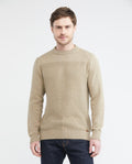Men's Knit Sweaters - Khaki 692E000 - 1