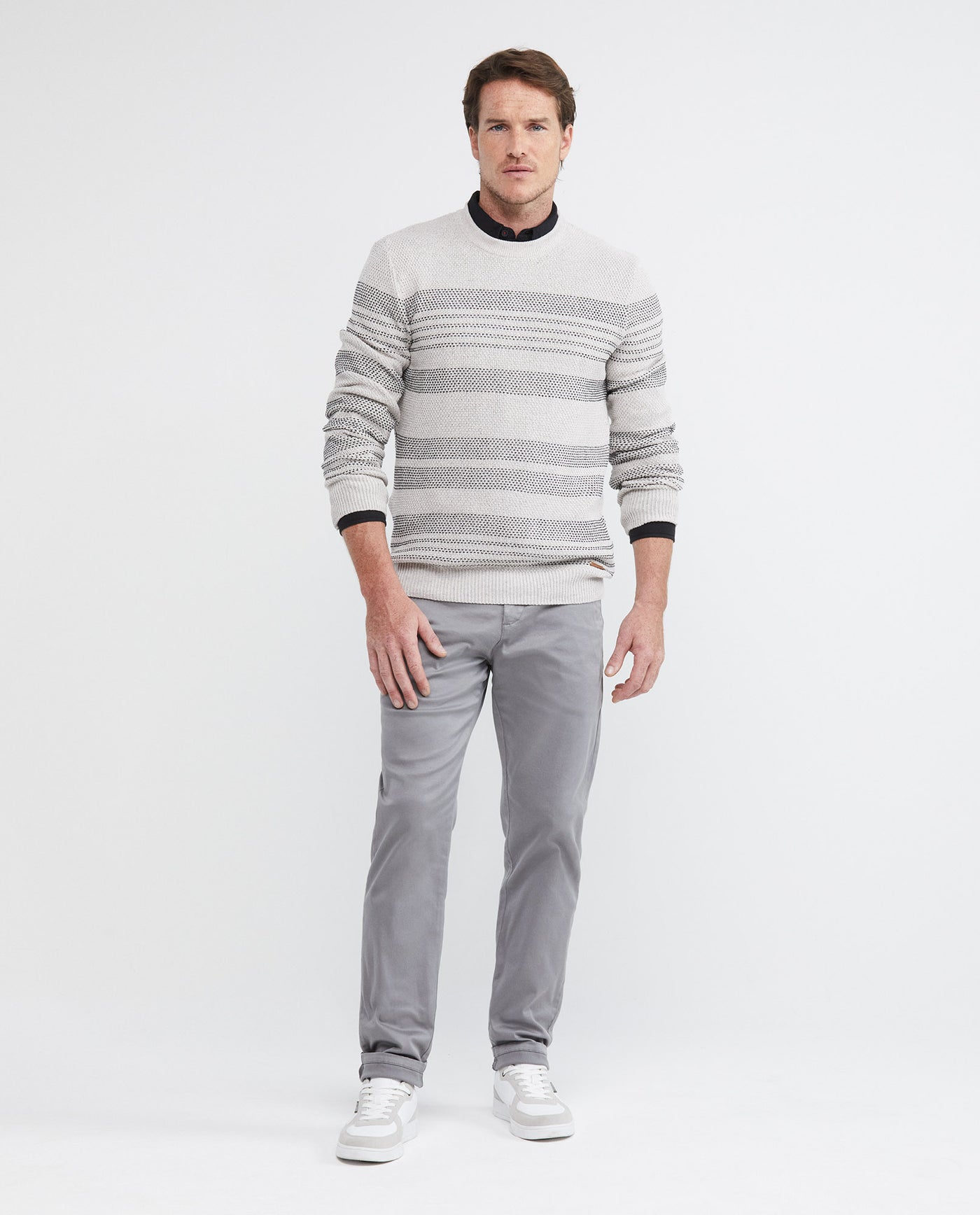 Men's Knit Sweaters - Off-White - 2