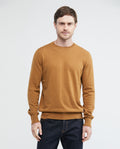 Men's Knit Sweaters - Khaki - 2