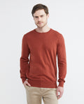 Men's Knit Sweaters - Orange - 1