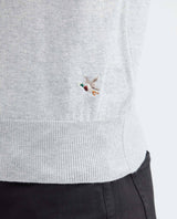 Men's Basic Crew Neck Sweater Full Fashion Heather Fiber Color Duck Cotton - 4
