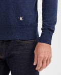 Suéter Tejido con Cuello Redondo para Hombre - Blue 63_692G000_AZU194028_4