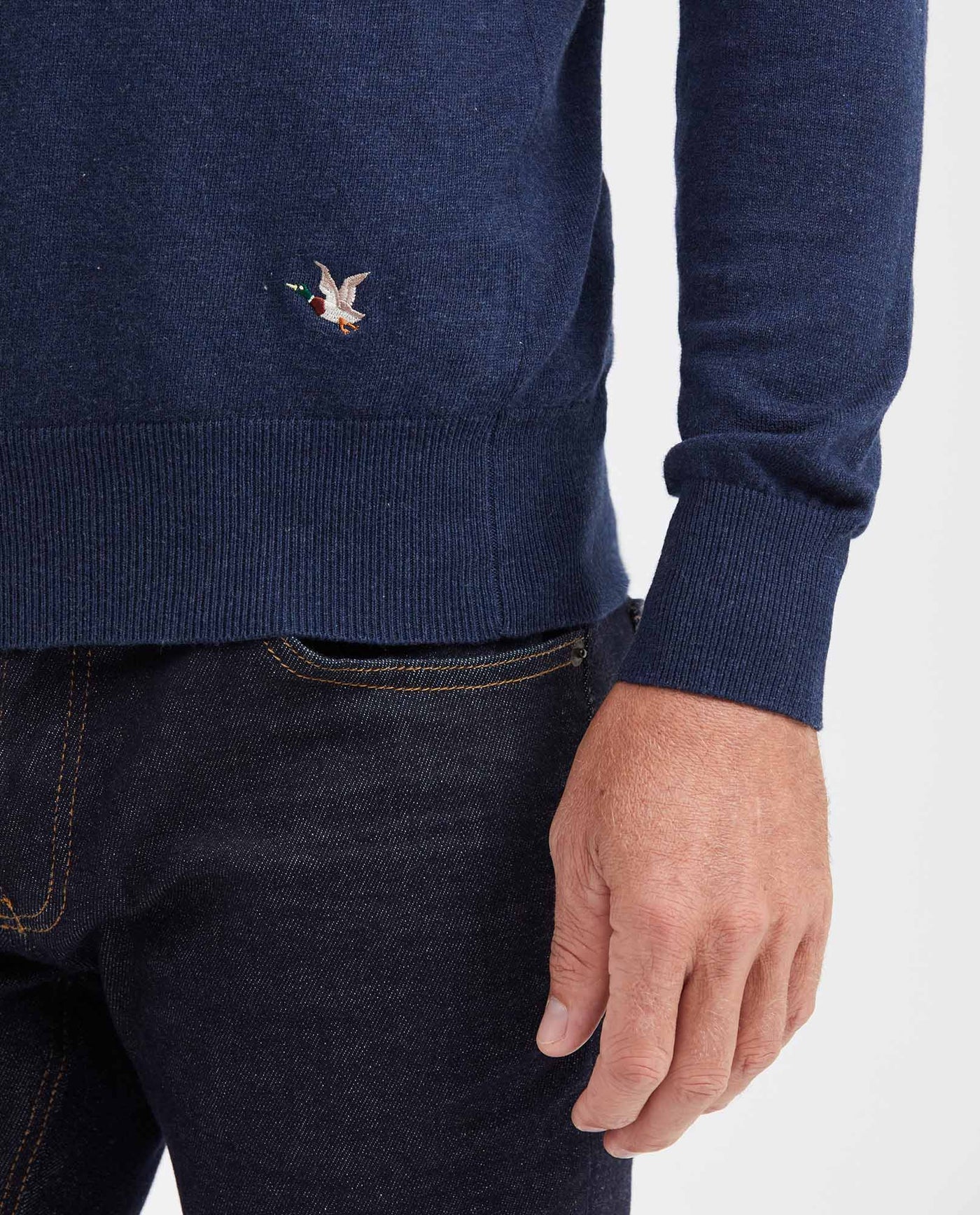 Suéter Tejido con Cuello Redondo para Hombre - Blue 63_692G000_AZU194028_4