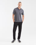 Men's Straight Fit Cotton-Polyester Knitted Polo with Full Fashion Construction - 2